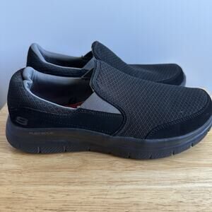 Skechers Men's Work Relaxed Fit Flex Advantage McAllen SR Slip-On Shoes, Size 9